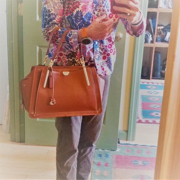 Coach Handbag Dreamer 36 (Largest Size) Saddle - Picture 6 of 8